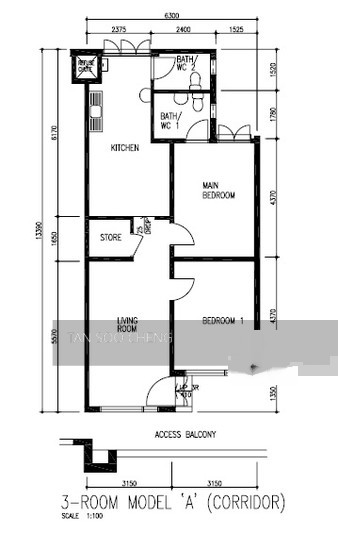 Blk 537 Bukit Batok Street 52 (Bukit Batok), HDB 3 Rooms #148540102
